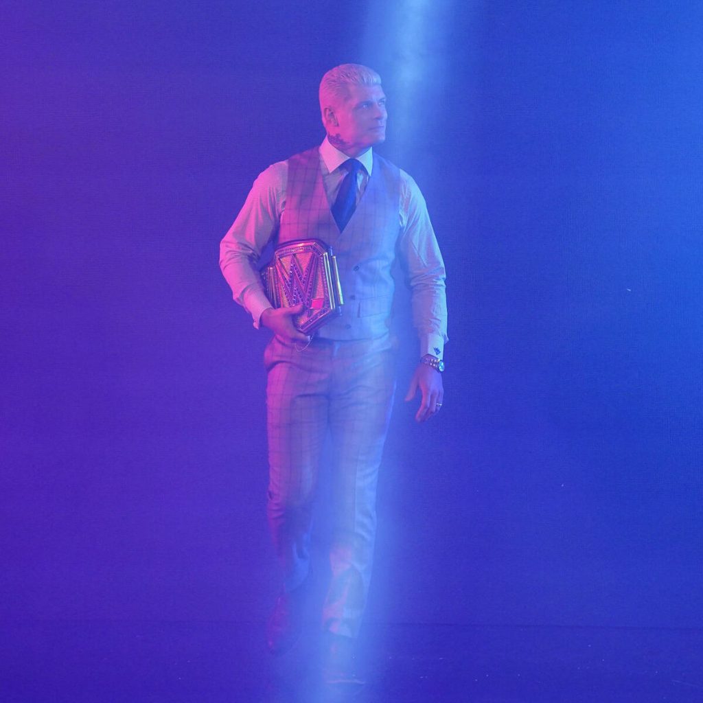 Cody Rhodes Coming Through the Fog to start WWE Smackdown